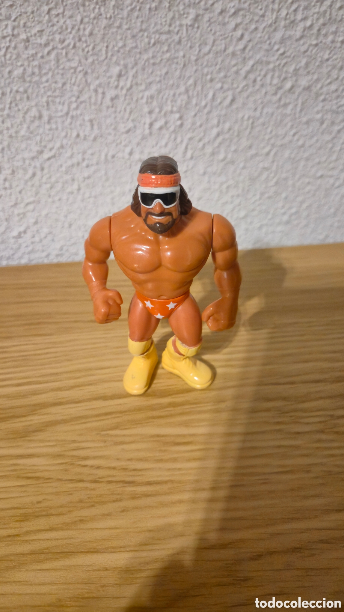 Figuras y mu&ntilde;ecos Pressing Catch: Figura de catch Macho Man Hasbro. A&ntilde;os 90. Wrestler wrestling wwe wwf