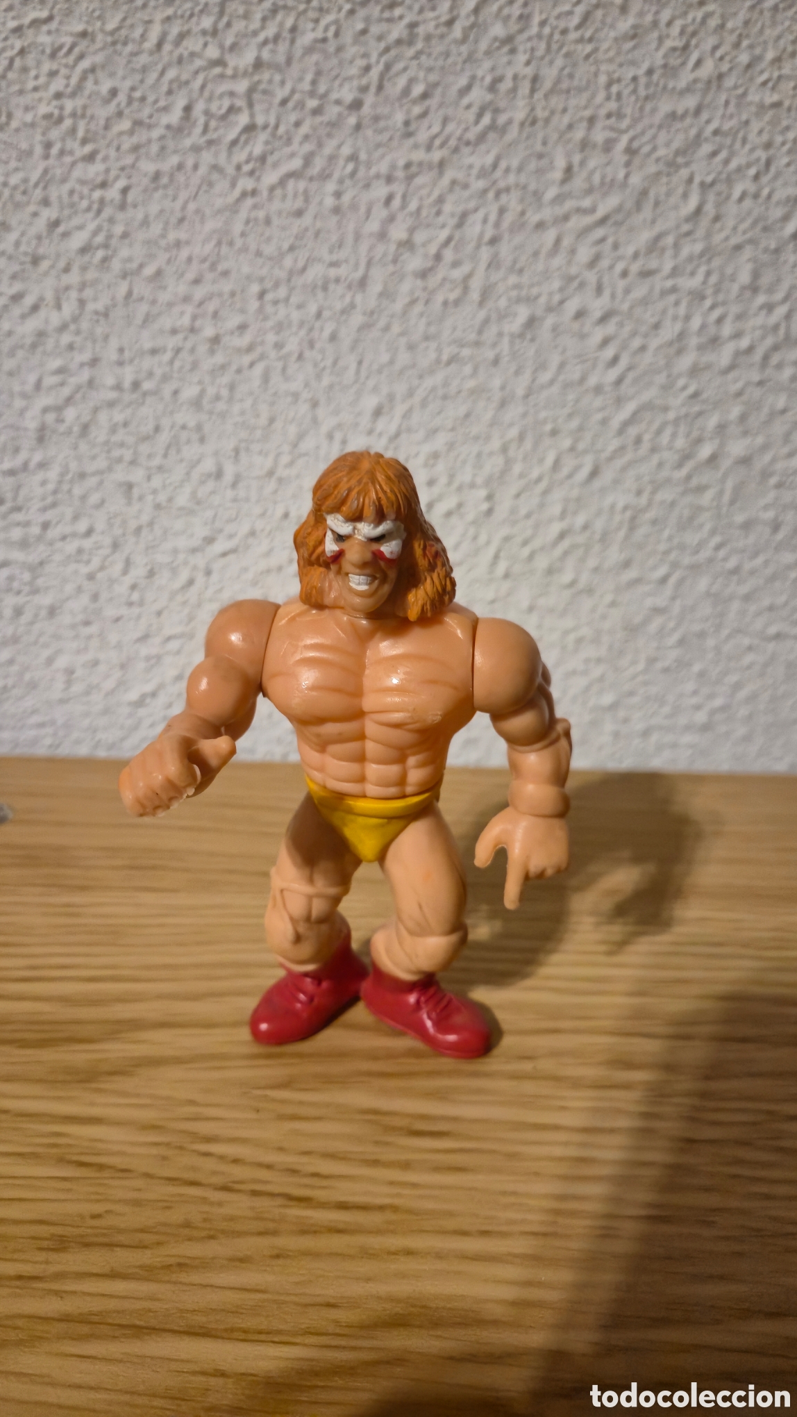 Figuras y mu&ntilde;ecos Pressing Catch: Figura bootleg catch Ultimate warrior. A&ntilde;os 90. Wrestler wrestling wwe wwf