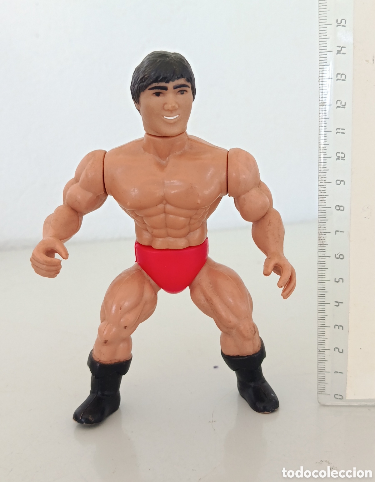 Figuras y mu&ntilde;ecos Pressing Catch: Figura acci&oacute;n AWA remco pressing catch wwf lucha libre mu&ntilde;eco