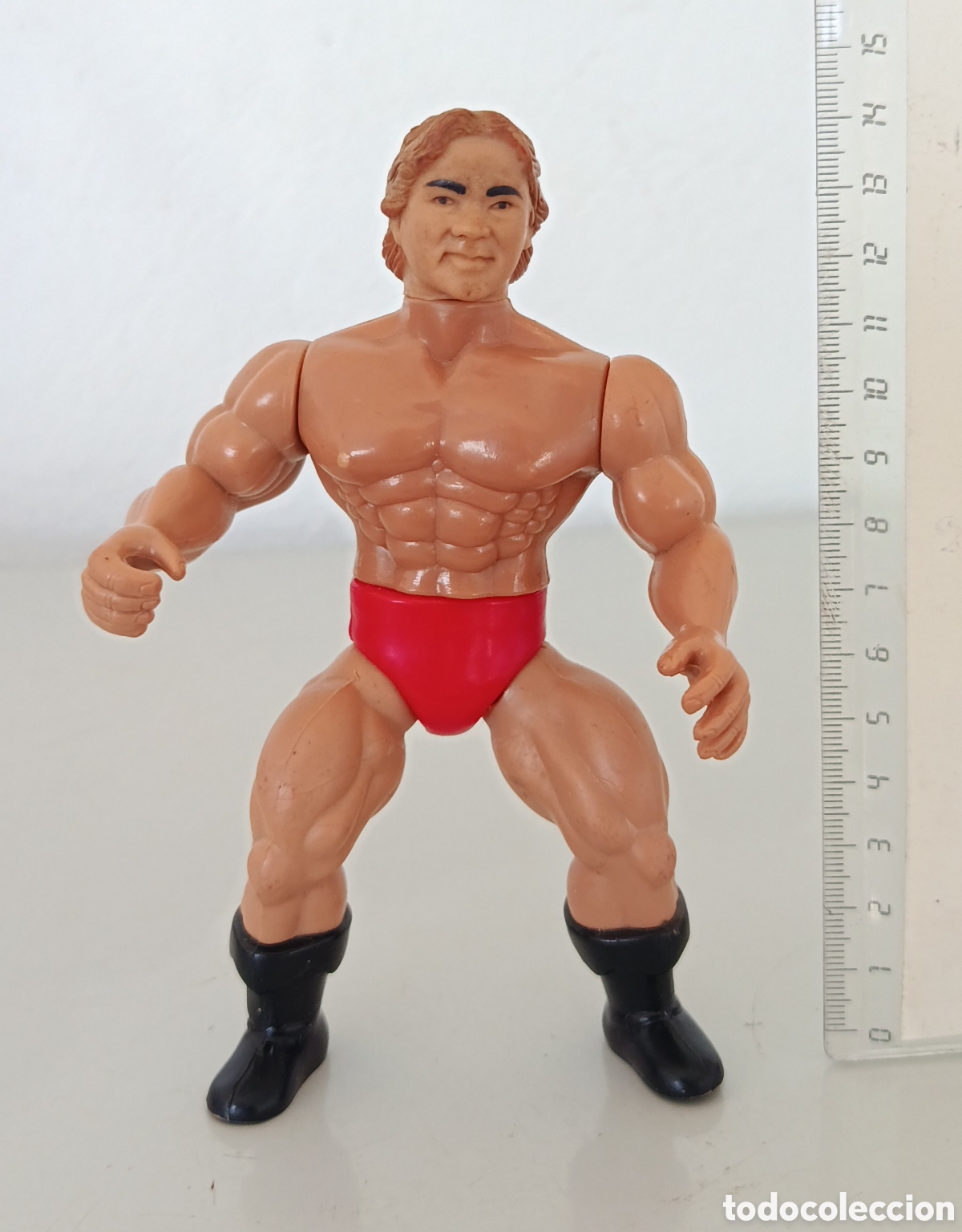 Figuras y mu&ntilde;ecos Pressing Catch: Figura acci&oacute;n AWA remco pressing catch wwf lucha libre mu&ntilde;eco vintage