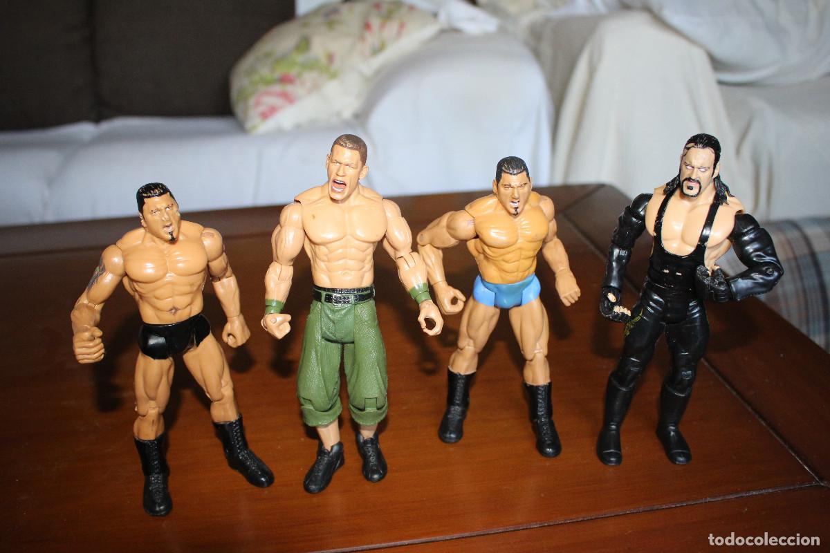 Figuras y mu&ntilde;ecos Pressing Catch: Lote de 4 figuras de Pressing catch