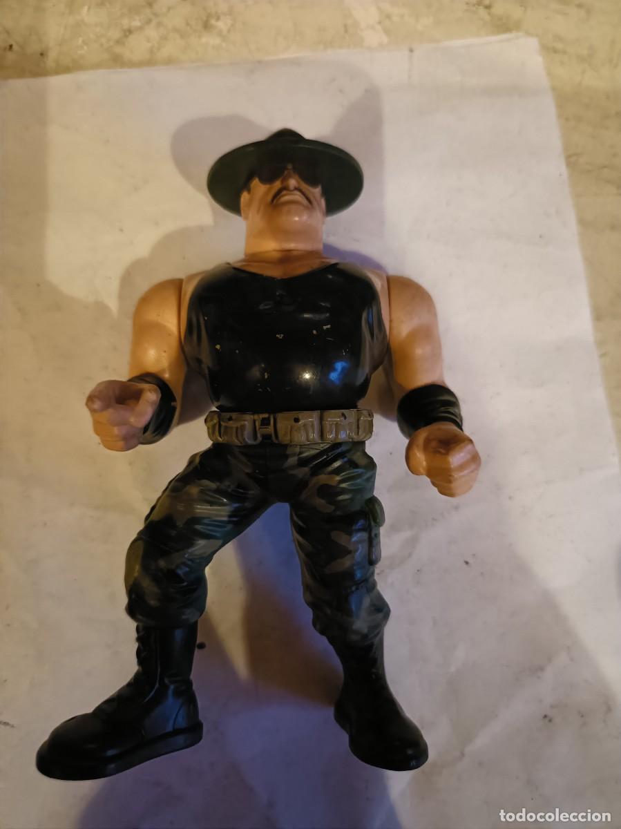 Figure e Bambolotti Pressing Catch: Sargento Slaughter 1991 TITAN SPORTS HASBRO WWF LUCHA LIBRE PRESSING CATCH