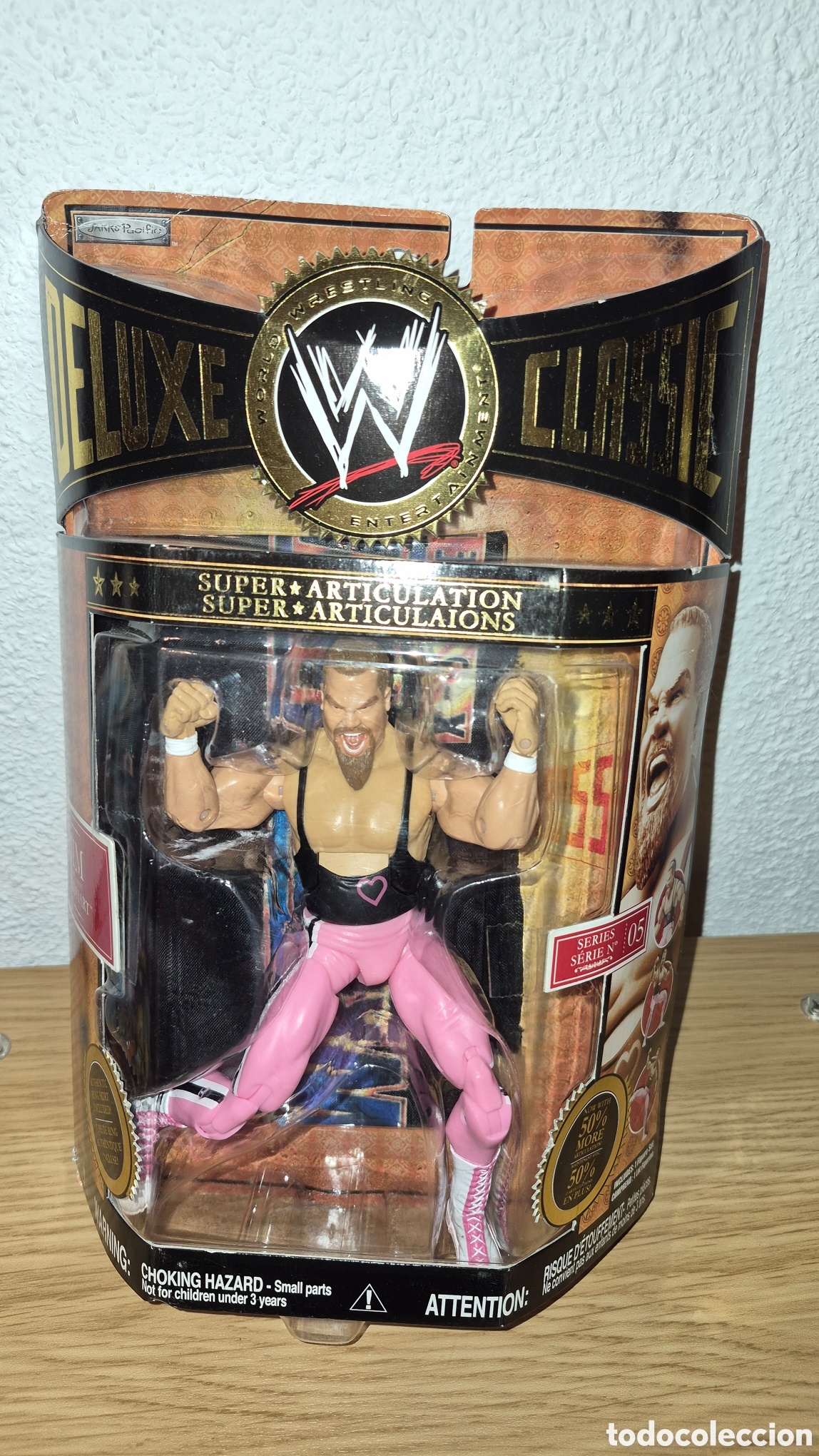 Figuras y mu&ntilde;ecos Pressing Catch: Antigua figura de catch Jim Anvil Wwe Deluxe. 2008. Jakks Pacific wrestling wwf