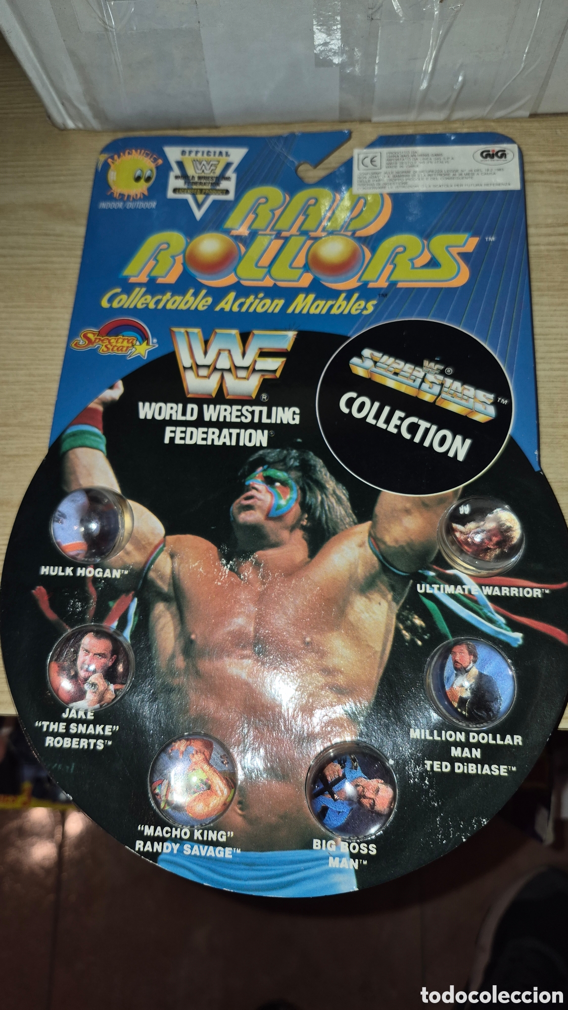 Figuras y mu&ntilde;ecos Pressing Catch: Canicas a&ntilde;os 90 catch Ultimate warrior. wrestler wrestling wwe wwf