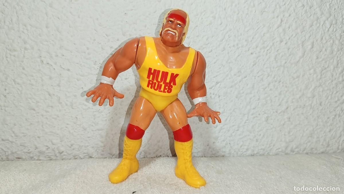 Figuras y mu&ntilde;ecos Pressing Catch: WWF PRESSING CATCH : ANTIGUA FIGURA HULK HOGAN HASBRO TITAN SPORTS A&Ntilde;O 1990