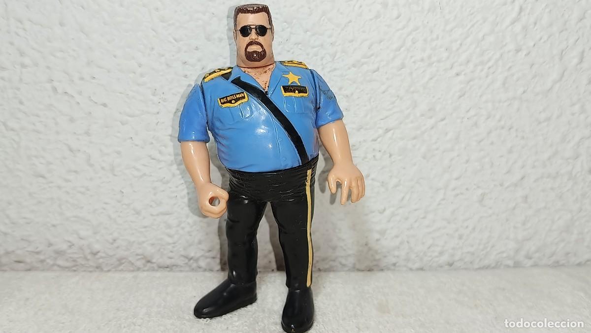 Figuras y mu&ntilde;ecos Pressing Catch: WWF PRESSING CATCH : ANTIGUA FIGURA BIG BOSS MAN EL POLI LOCO HASBRO TITAN SPORTS A&Ntilde;O 1990