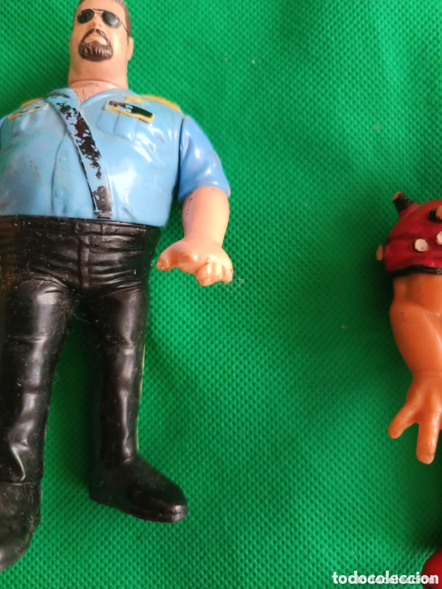 Figuras y mu&ntilde;ecos Pressing Catch: Lote de mu&ntilde;ecos WWF hasbro Pressing catch - Foto 2