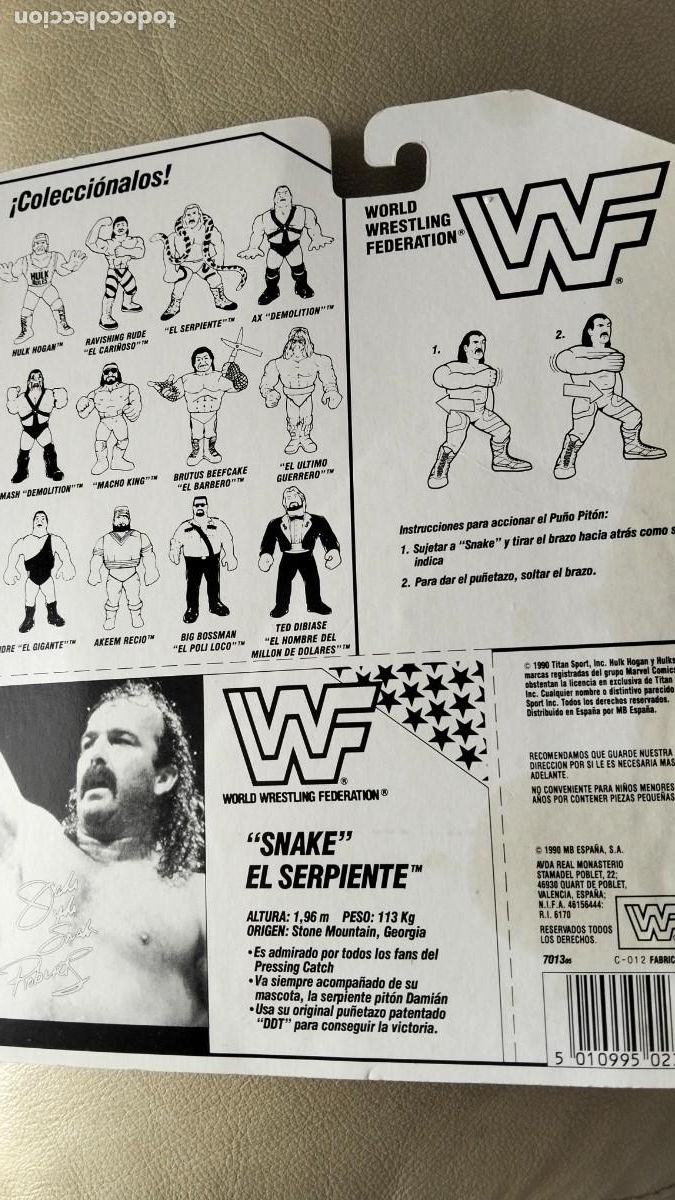 Figuras y mu&ntilde;ecos Pressing Catch: WWF PRESSIING BOXEO SNAKE EL SERPIENTE - Foto 4