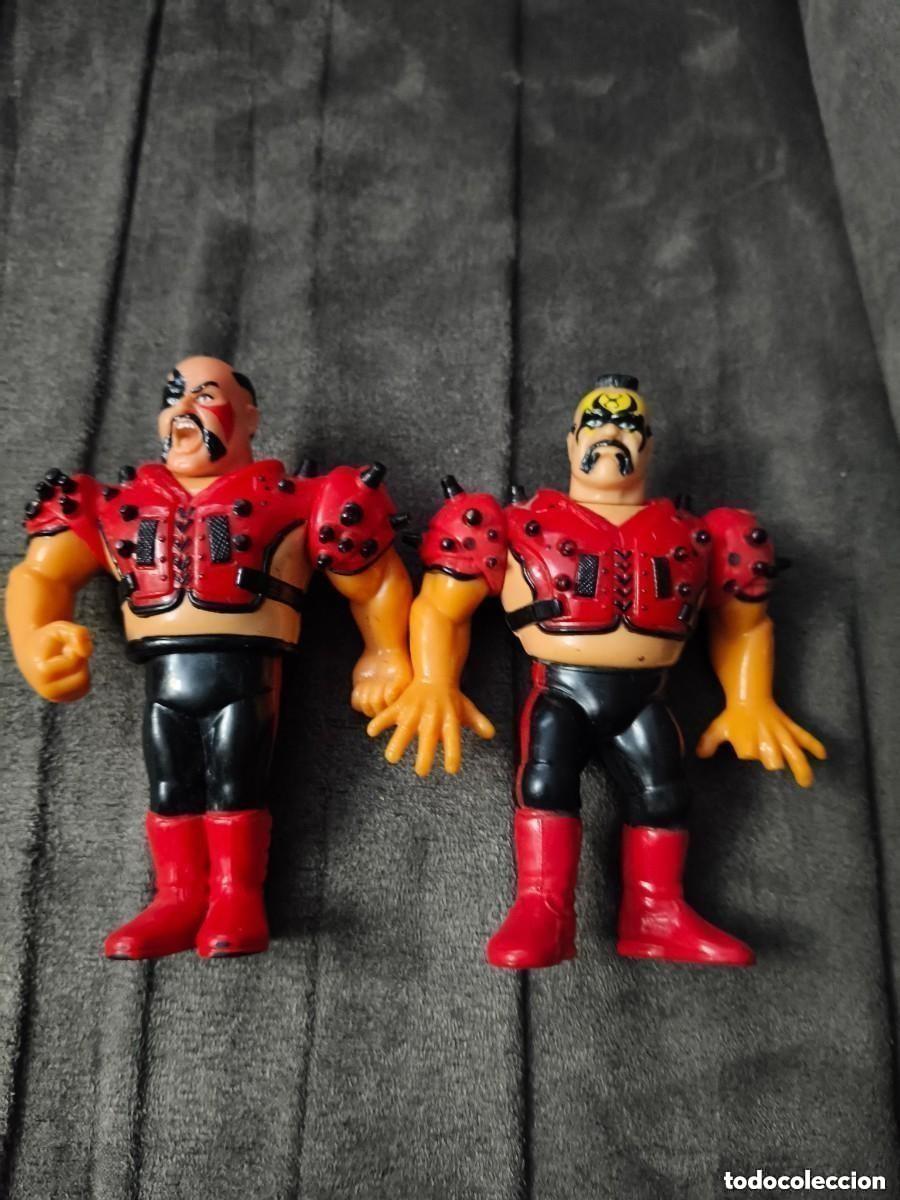 Figuras e Bonecos Pressing Catch: Figura Pressing Catch : Legion of Doom, Hawk & Animal, Serie 4 (Hasbro, 1991)(B)