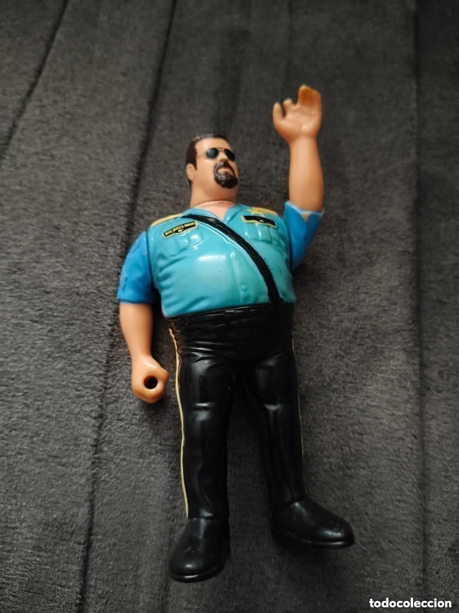 Figuras e Bonecos Pressing Catch: Figura Pressing Catch: Big Boss Man (El Poli Loco) serie 1 (Hasbro, 1991)(B)