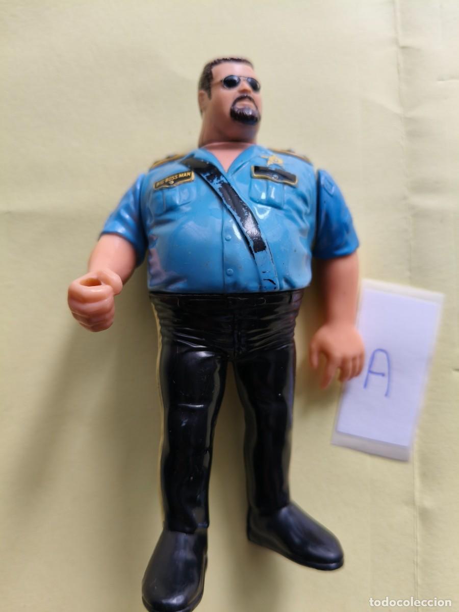 Figuren von Pressing Catch: Figura Pressing Catch: Big Boss Man (El Poli Loco) serie 1 (Hasbro, 1991) (A)
