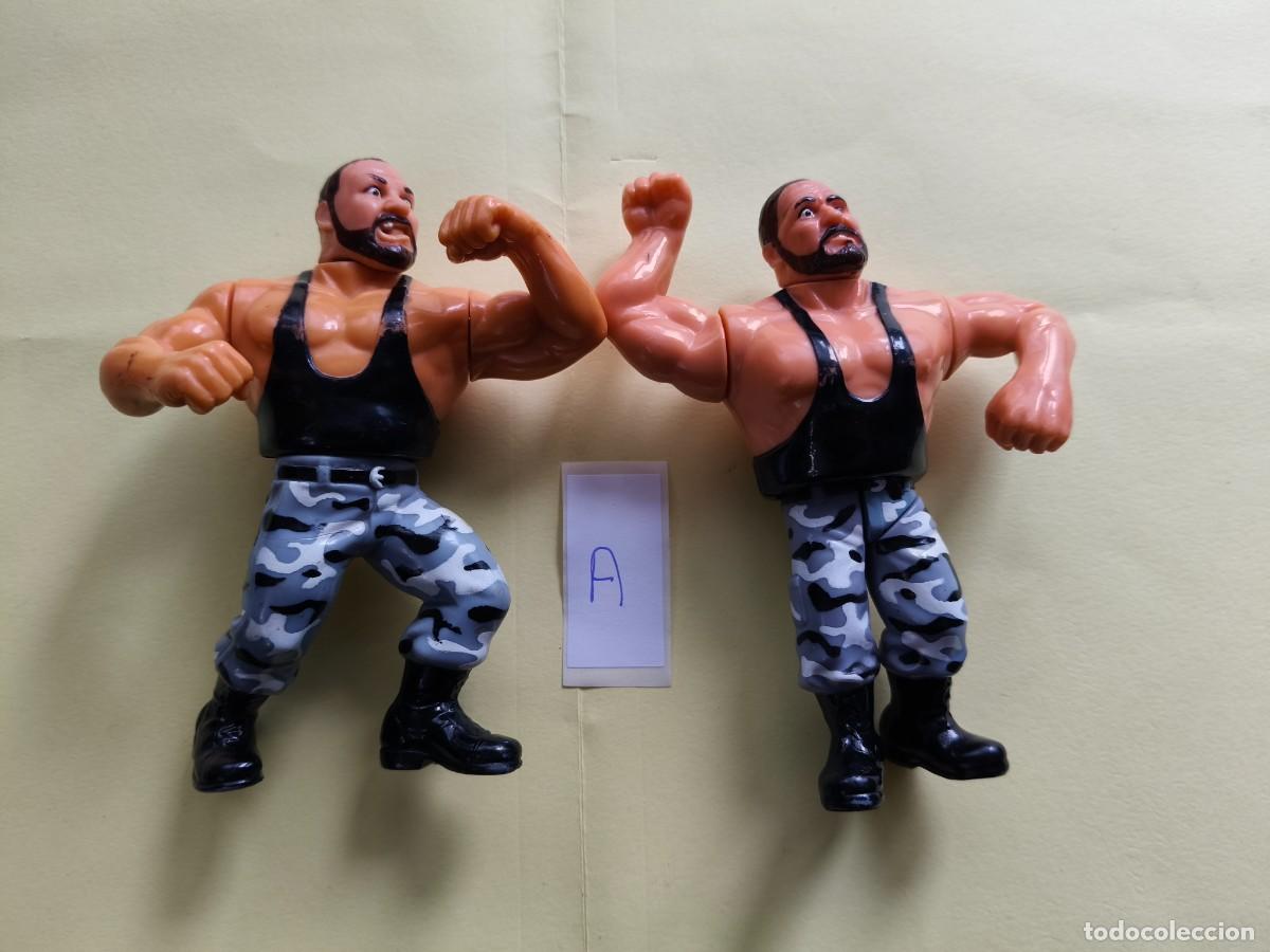 Figure e Bambolotti Pressing Catch: Figura Pressing Catch: LUKE & BUTCH THE BUSHWACKERS (Los Sacamantecas) serie 2 (Hasbro, 1991)(A)
