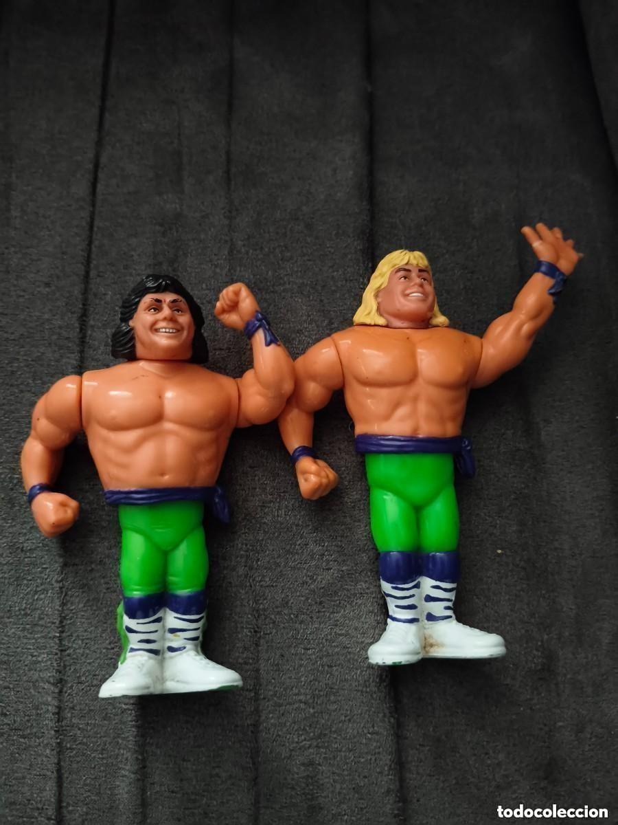 Figure e Bambolotti Pressing Catch: Figura Pressing Catch: Shawn Michaels y Marty Janetty The Rockers ) serie 2 (Hasbro, 1990)(B)