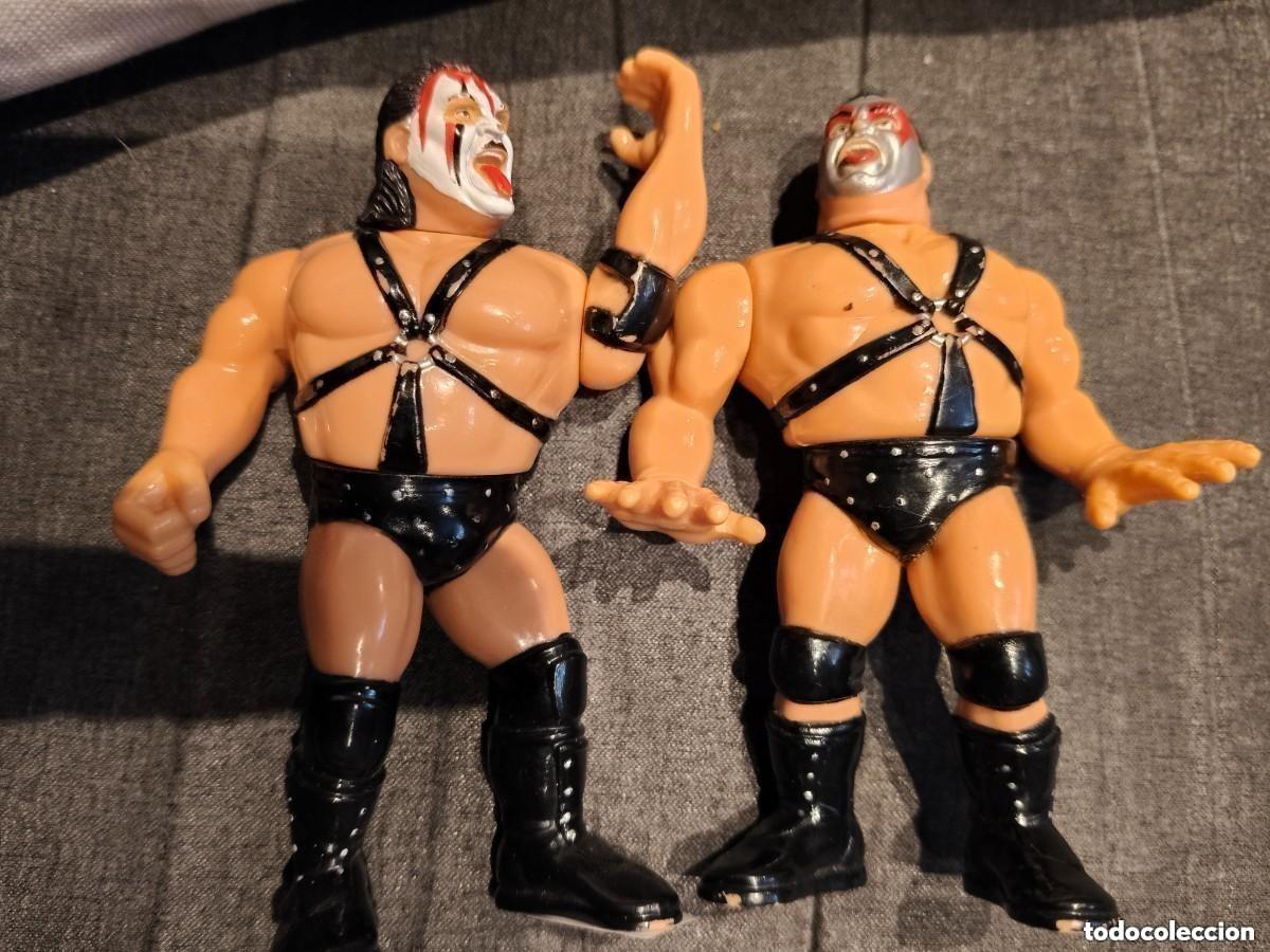 Figuras e Bonecos Pressing Catch: FigurasWWF Hasbro DEMOLITION Ax & Smash Tag Team 2 Pack