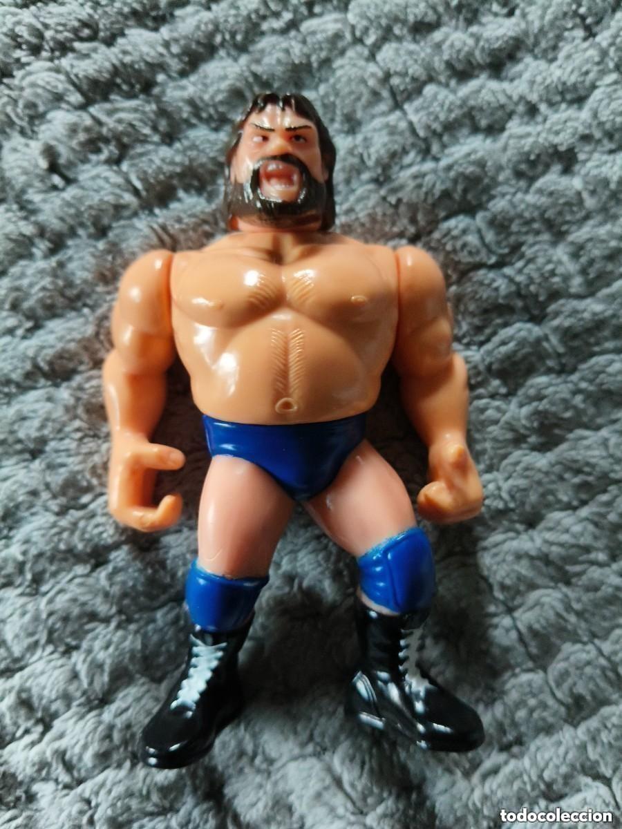 Figuren von Pressing Catch: Figura Pressing Catch: Hackasaw Jim Duggan (Jim estaca Duggan) serie 2 (Hasbro, 1990)