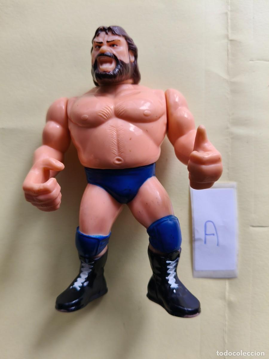 Figuras e Bonecos Pressing Catch: Figura Pressing Catch: Hackasaw Jim Duggan (Jim estaca Duggan) serie 2 (Hasbro, 1990) (A)