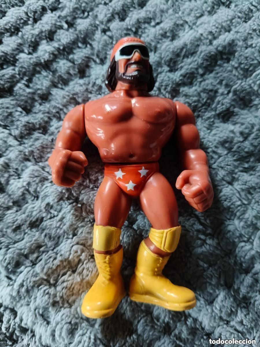 Figures and Dolls Pressing Catch: Figura Pressing Catch: Macho man Randy Savage serie 1 (Hasbro, 1990)