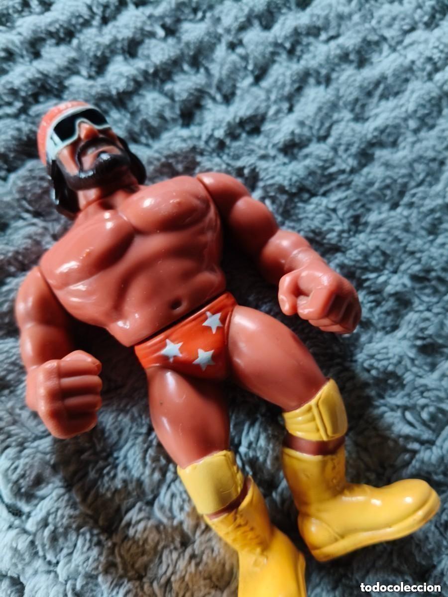 Figuras e Bonecos Pressing Catch: Figura Pressing Catch: Macho man Randy Savage serie 1 (Hasbro, 1990)
