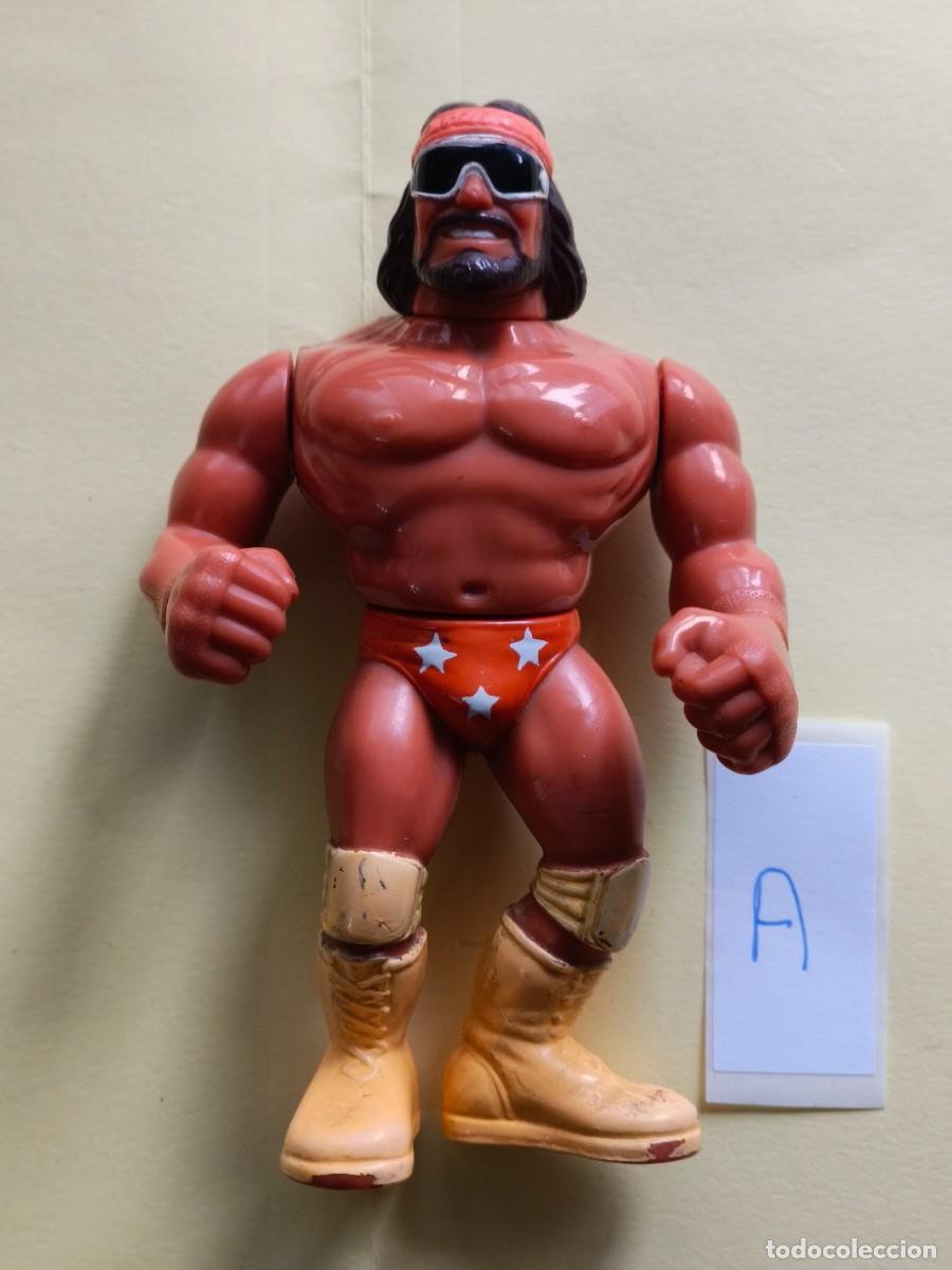 Figuras e Bonecos Pressing Catch: Figura Pressing Catch: Macho man Randy Savage serie 1 (Hasbro, 1990) (A)