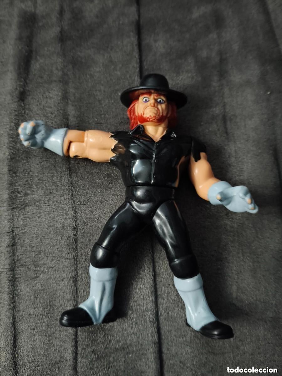 Figuras e Bonecos Pressing Catch: Figura Pressing Catch: The Undertaker (El enterrador) serie 3 (Hasbro, 1991)(B)