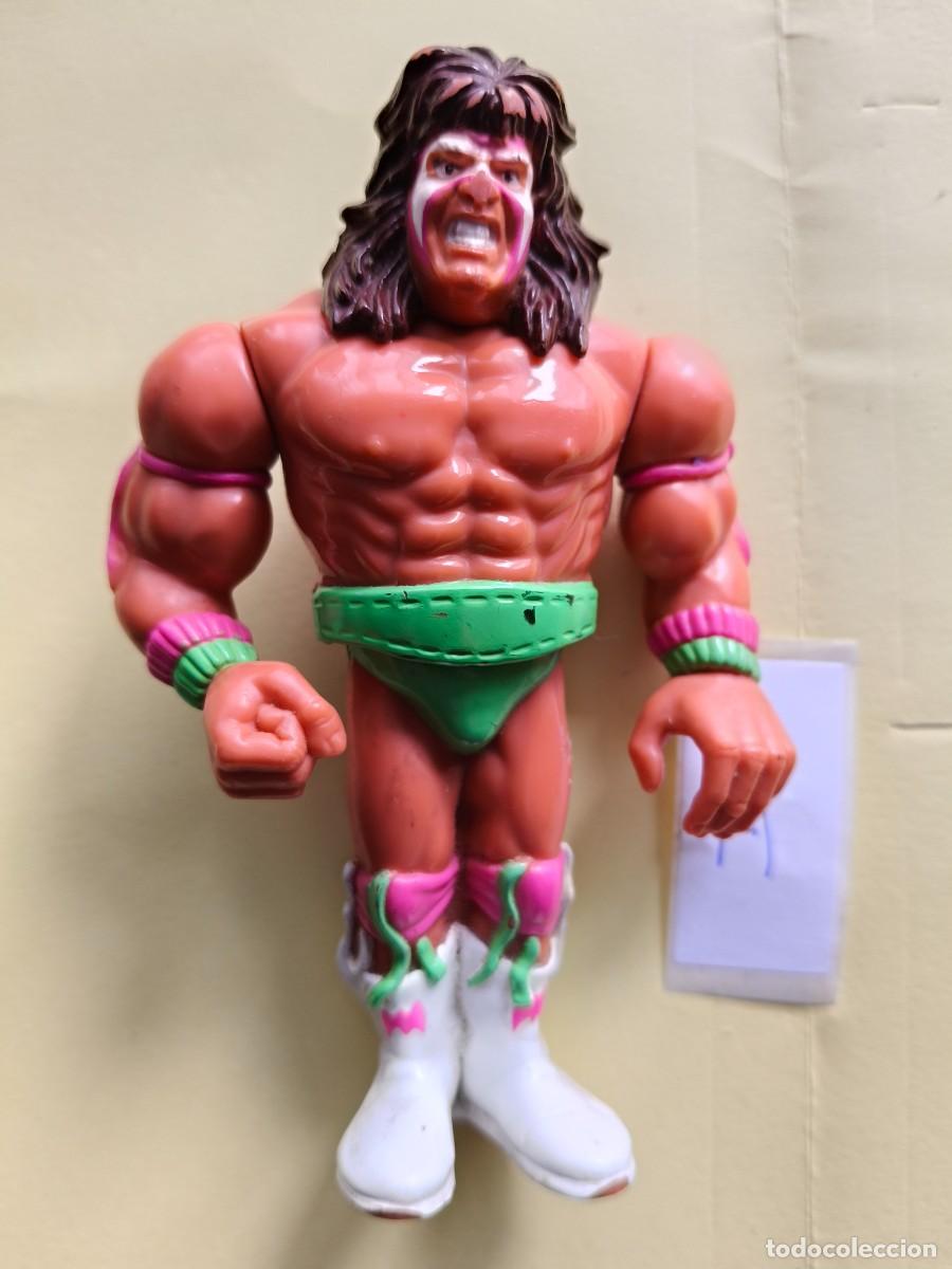 Figuras e Bonecos Pressing Catch: Figura Pressing Catch: The Ultimate Warrior serie 1 (Hasbro, 1990)(A)