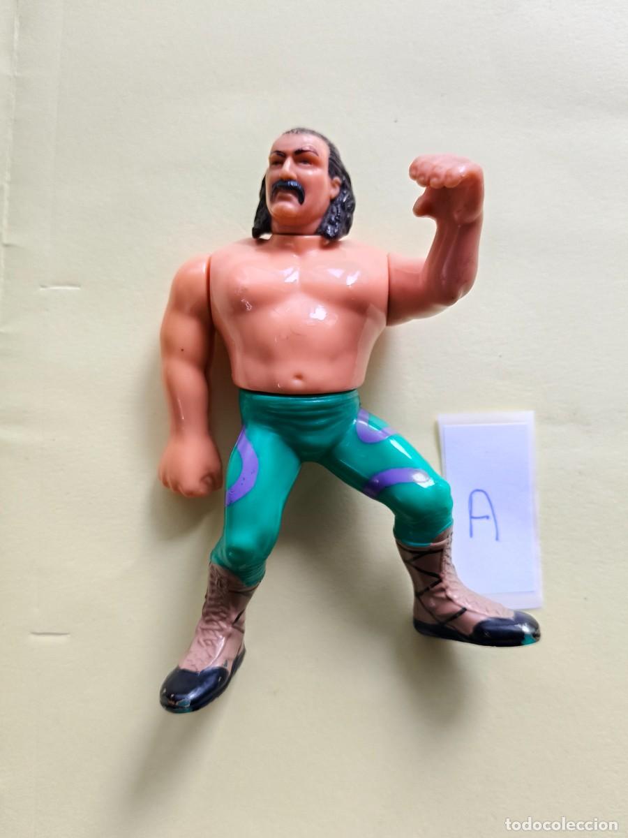 Figurines et Jouets Pressing Catch: Figura Pressing Catch: Jake &rdquo;La Serpiente&rdquo; Roberts serie 1 (Hasbro, 1990)(A)