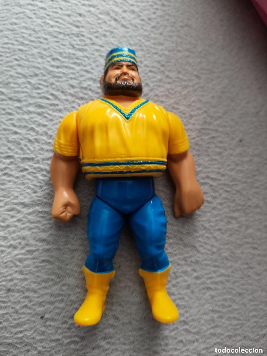 Figures and Dolls Pressing Catch: Figura Pressing Catch: Akeem &rdquo;the African Dream&rdquo; serie 1 (Hasbro, 1991)