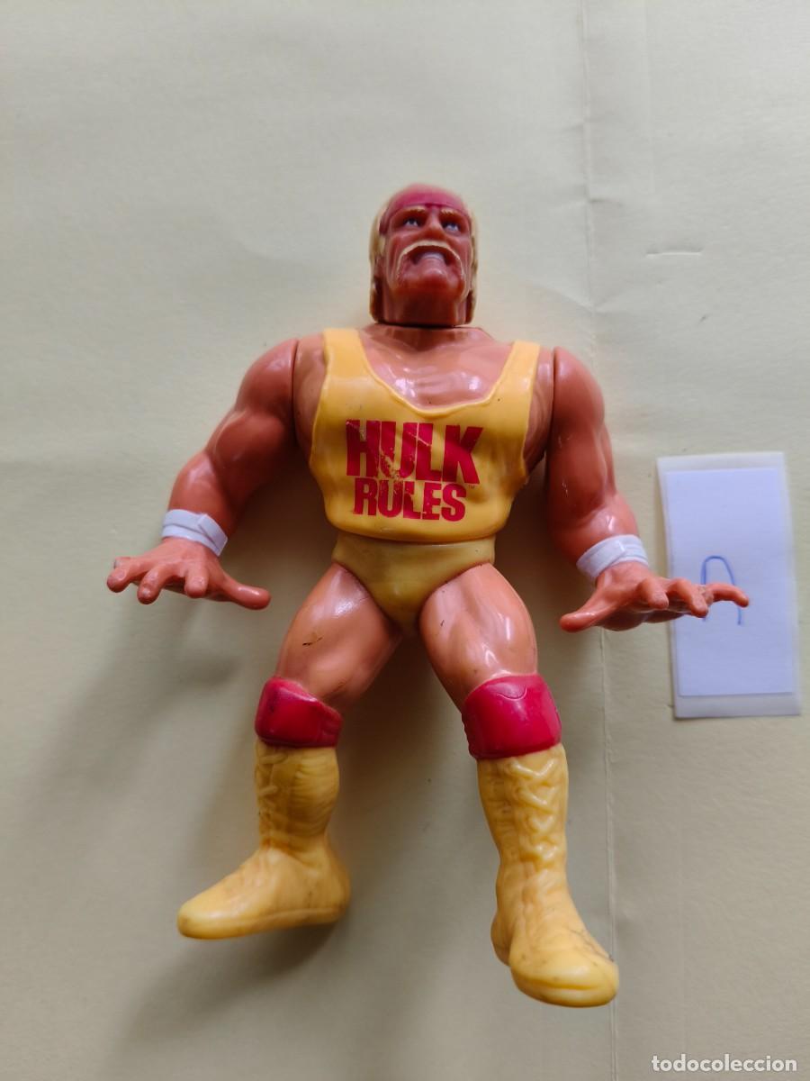 Figuras e Bonecos Pressing Catch: Figura Pressing Catch Hulk Hogan, Serie 1 (Hasbro, 1990)