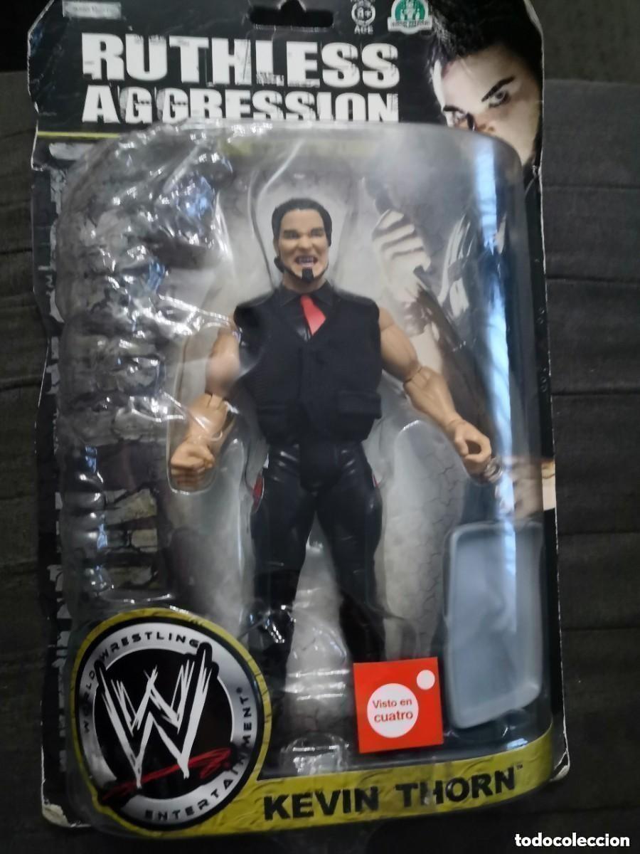 Figuras y mu&ntilde;ecos Pressing Catch: FIGURA PRESSING CATCH KEVIN THORN RUTHLESS AGGRESSION - Foto 4