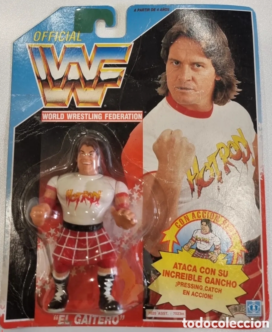 Figuras y mu&ntilde;ecos Pressing Catch: WWF El Gaitero. Precintado - Foto 2