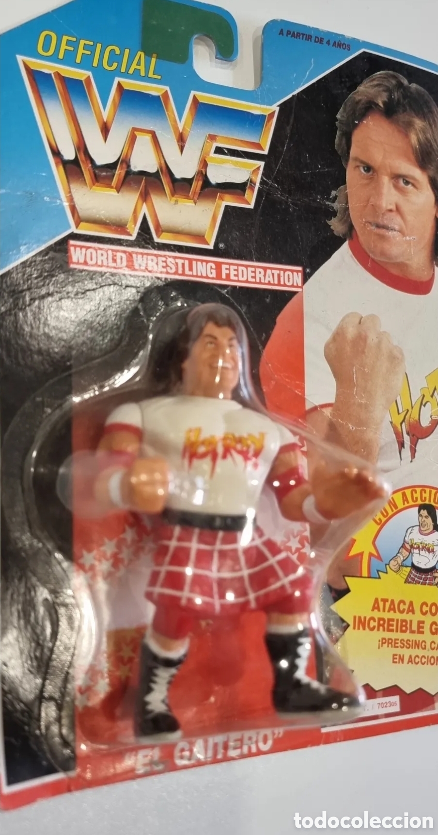 Figuras y mu&ntilde;ecos Pressing Catch: WWF El Gaitero. Precintado - Foto 3