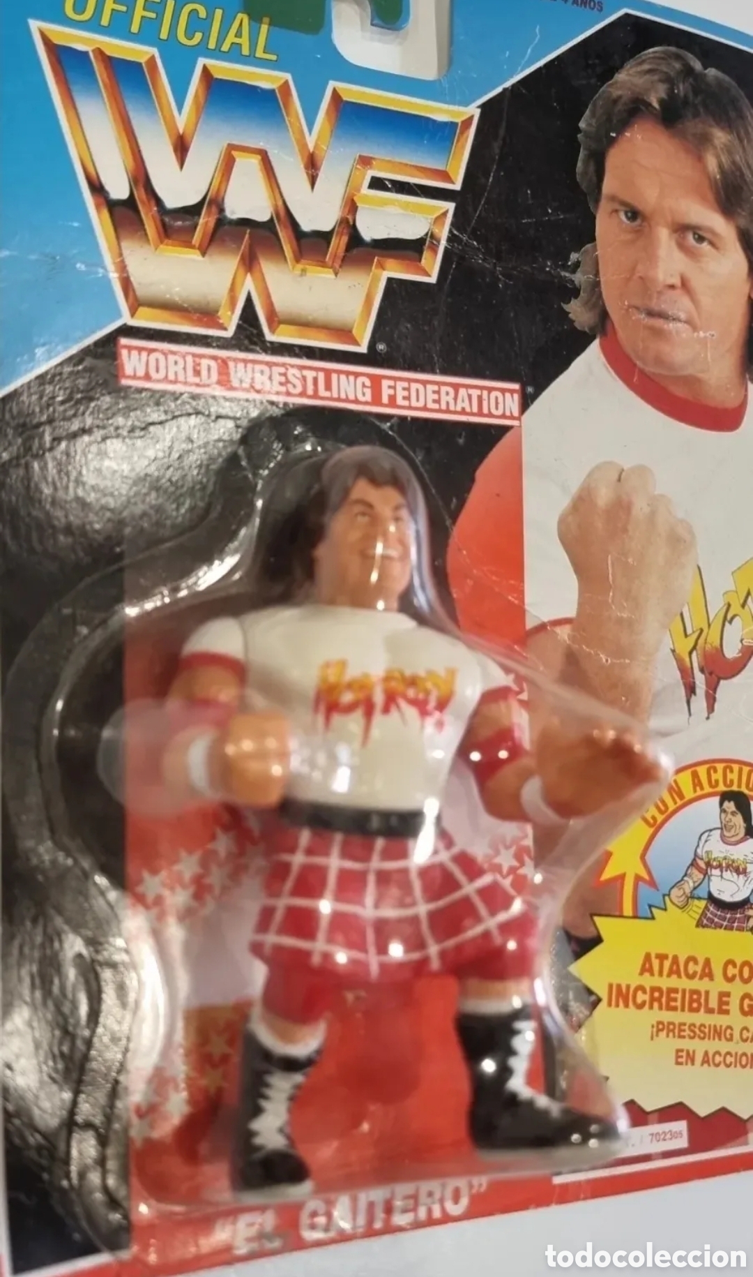 Figuras y mu&ntilde;ecos Pressing Catch: WWF El Gaitero. Precintado - Foto 4