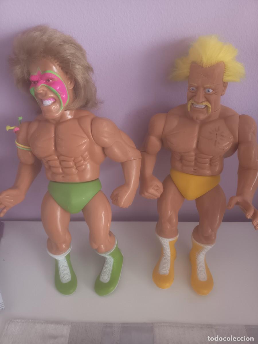 Figuras e Bonecos Pressing Catch: HULK HOGAN + EL ULTIMO GUERRERO,( TOYS) ,ULTIMATE WARRIORS,A&Ntilde;OS 90