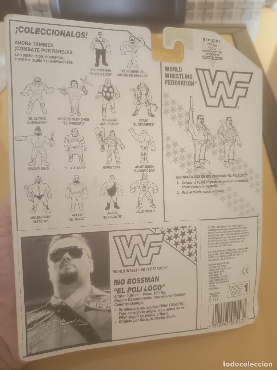 Figuras y mu&ntilde;ecos Pressing Catch: WWF BIG BOSSMAN ,( EN BLISTER) ,! ORIGINAL! - Foto 2