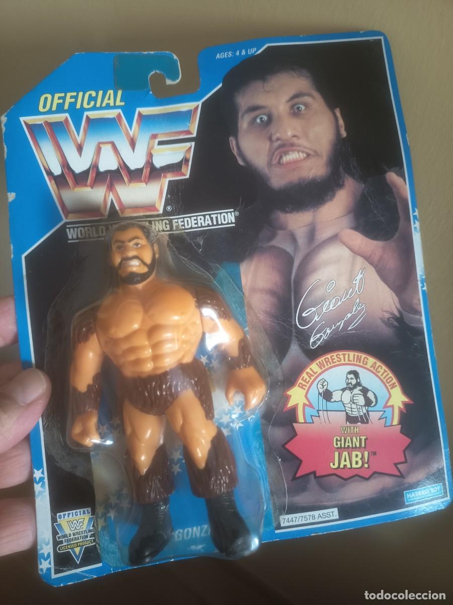 Figuras e Bonecos Pressing Catch: WWF, GIANT GONZALEZ,( HASBROBORIGINAL)