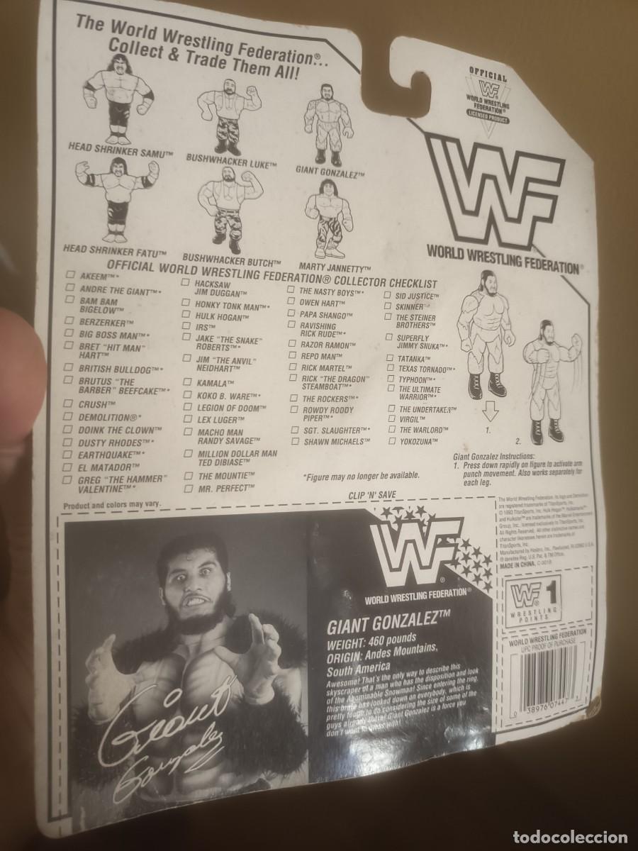 Figuras y mu&ntilde;ecos Pressing Catch: WWF, GIANT GONZALEZ,( HASBROBORIGINAL) - Foto 2
