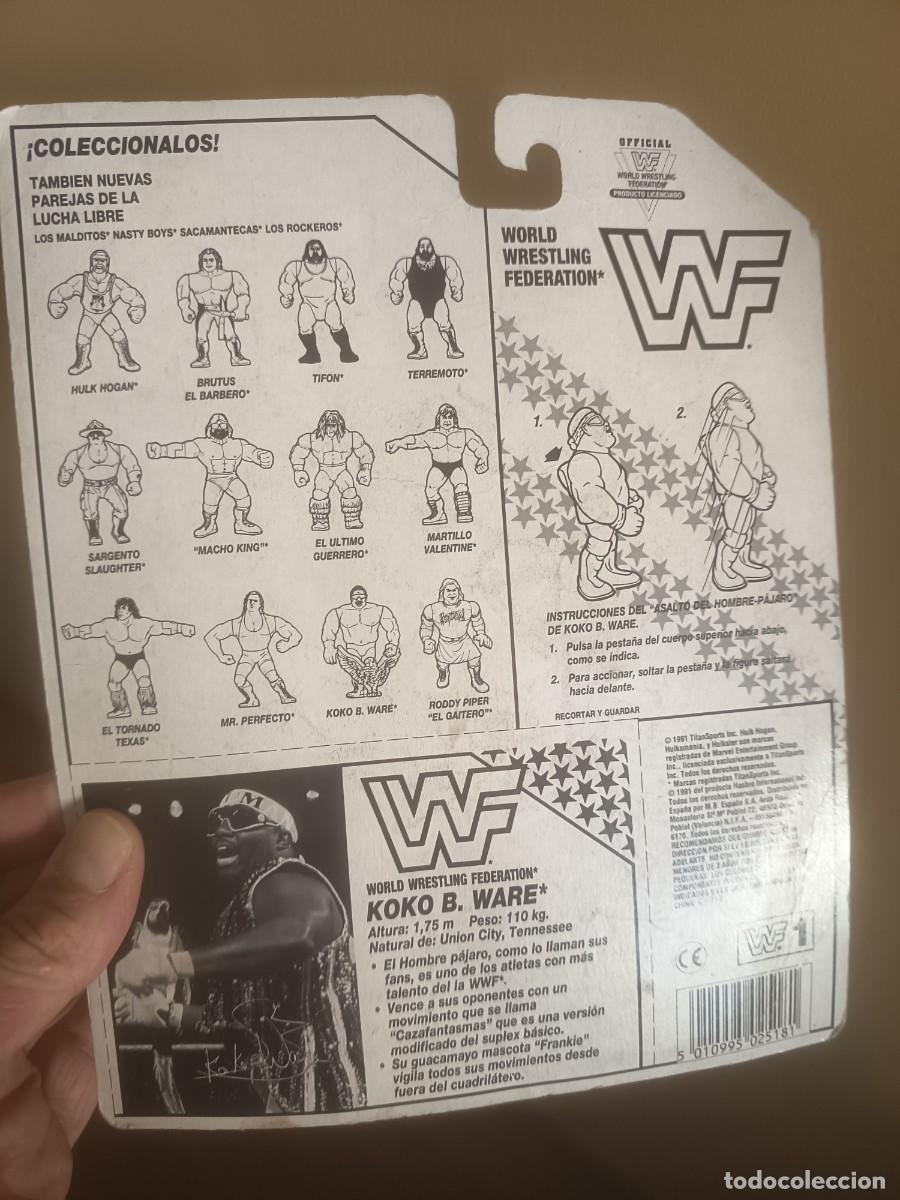 Figuras y mu&ntilde;ecos Pressing Catch: WWF, KOKO B WARE,( ORIGINAL BLISTER) - Foto 2