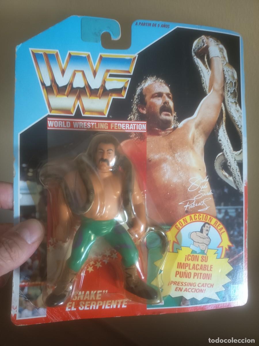 Figurines et Jouets Pressing Catch: WWF, SNAKE EL SERPIENTE( ORIGINAL HASBRO)
