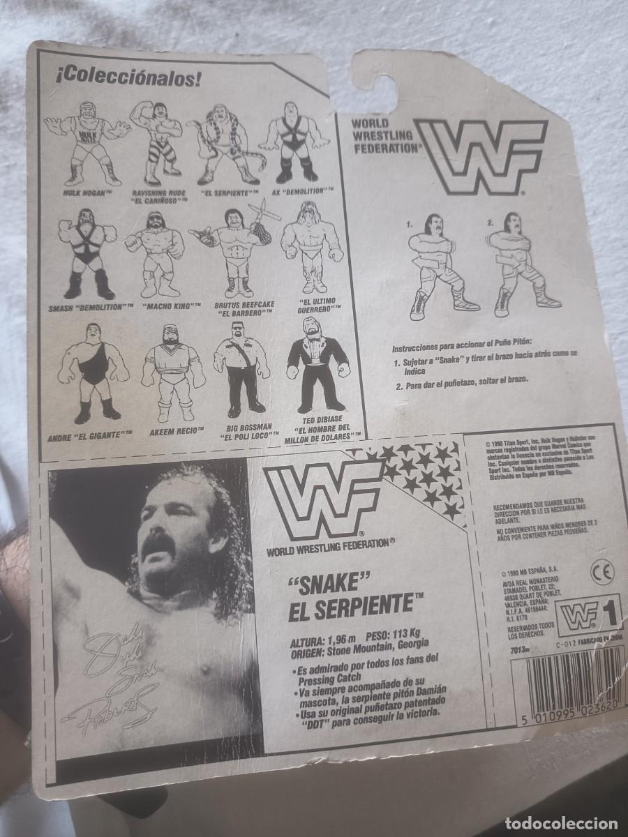 Figuras y mu&ntilde;ecos Pressing Catch: WWF SNAKE, EL SERPIENTE( HASBRO) - Foto 2