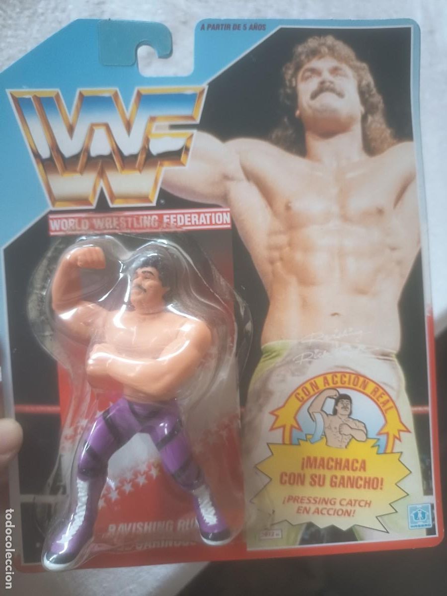 Figure e Bambolotti Pressing Catch: WWF EL CARI&Ntilde;OSO,( RAVISHING RUDE)