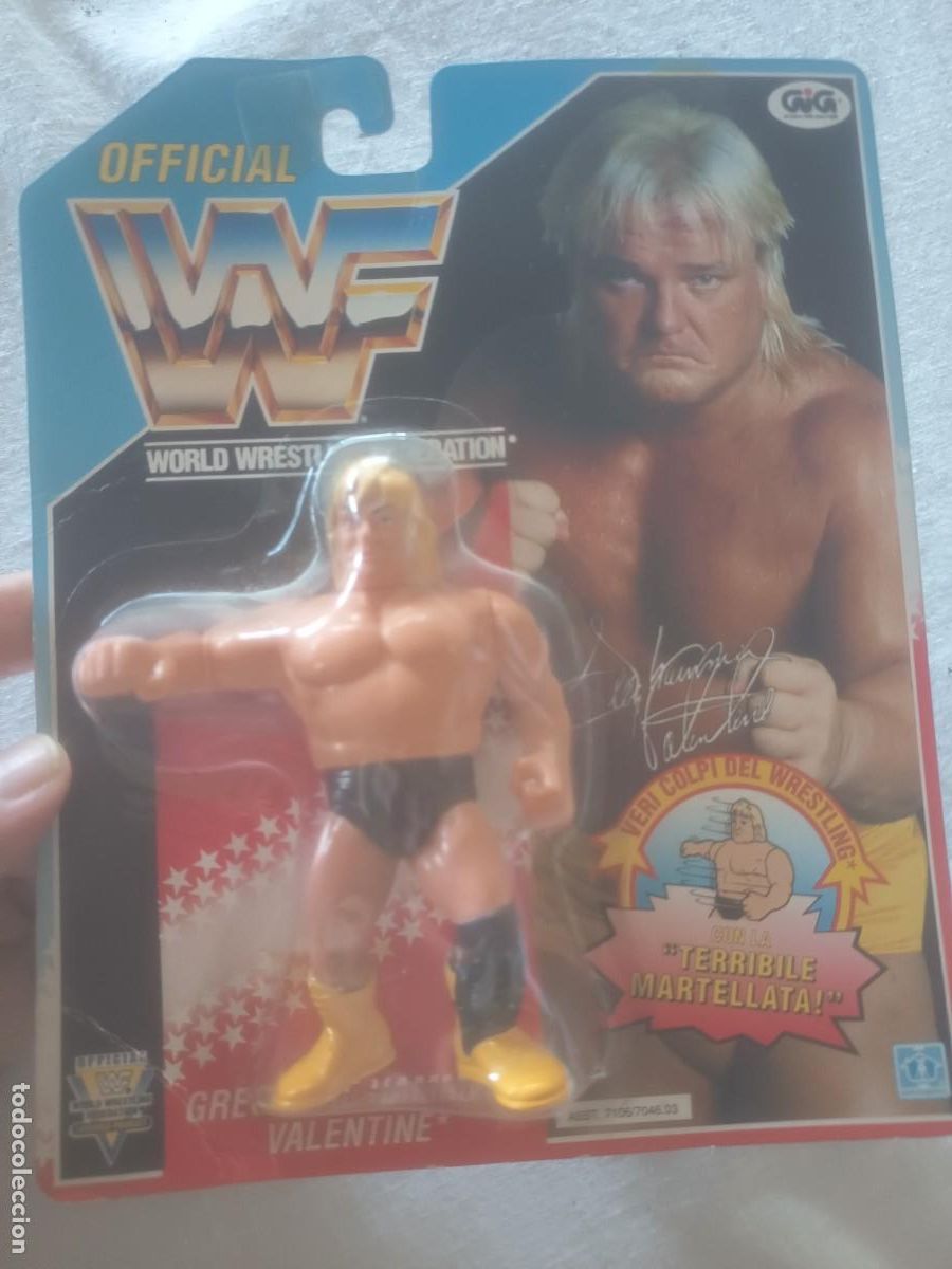 Figuras e Bonecos Pressing Catch: WWF VALENTINE,( HASBRO)