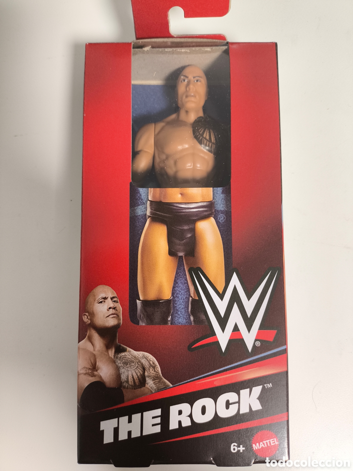 Figuras y mu&ntilde;ecos Pressing Catch: Figura 15 cm Dwayne Johnson The Rock WWE Mattel nuevo