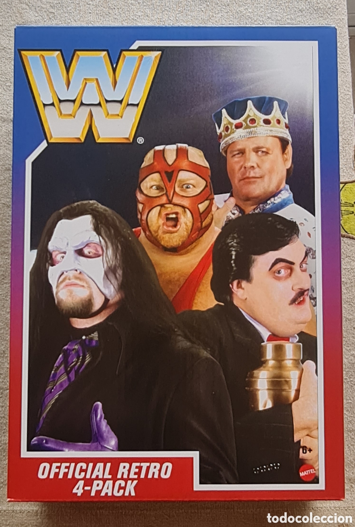 Figuras y mu&ntilde;ecos Pressing Catch: WWE Retro Action Figure 4-Pack Bundle Wave 4 - Foto 1