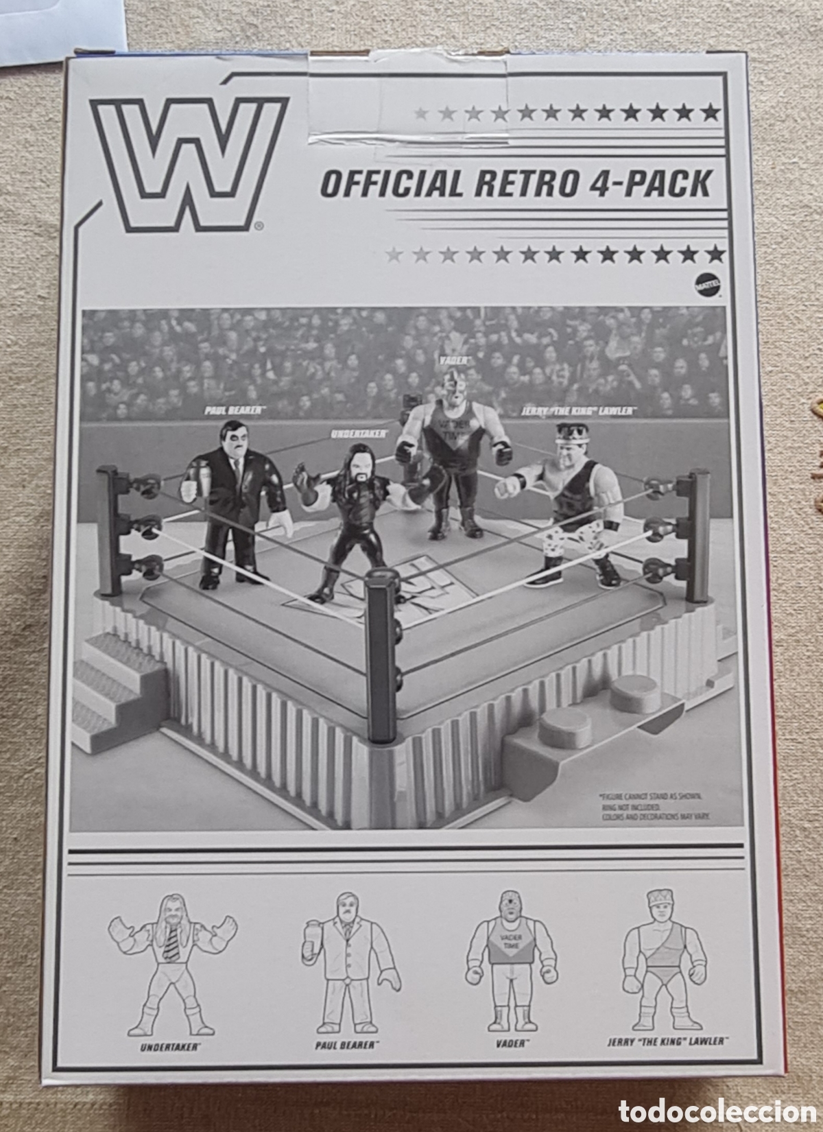 Figuras y mu&ntilde;ecos Pressing Catch: WWE Retro Action Figure 4-Pack Bundle Wave 4 - Foto 2