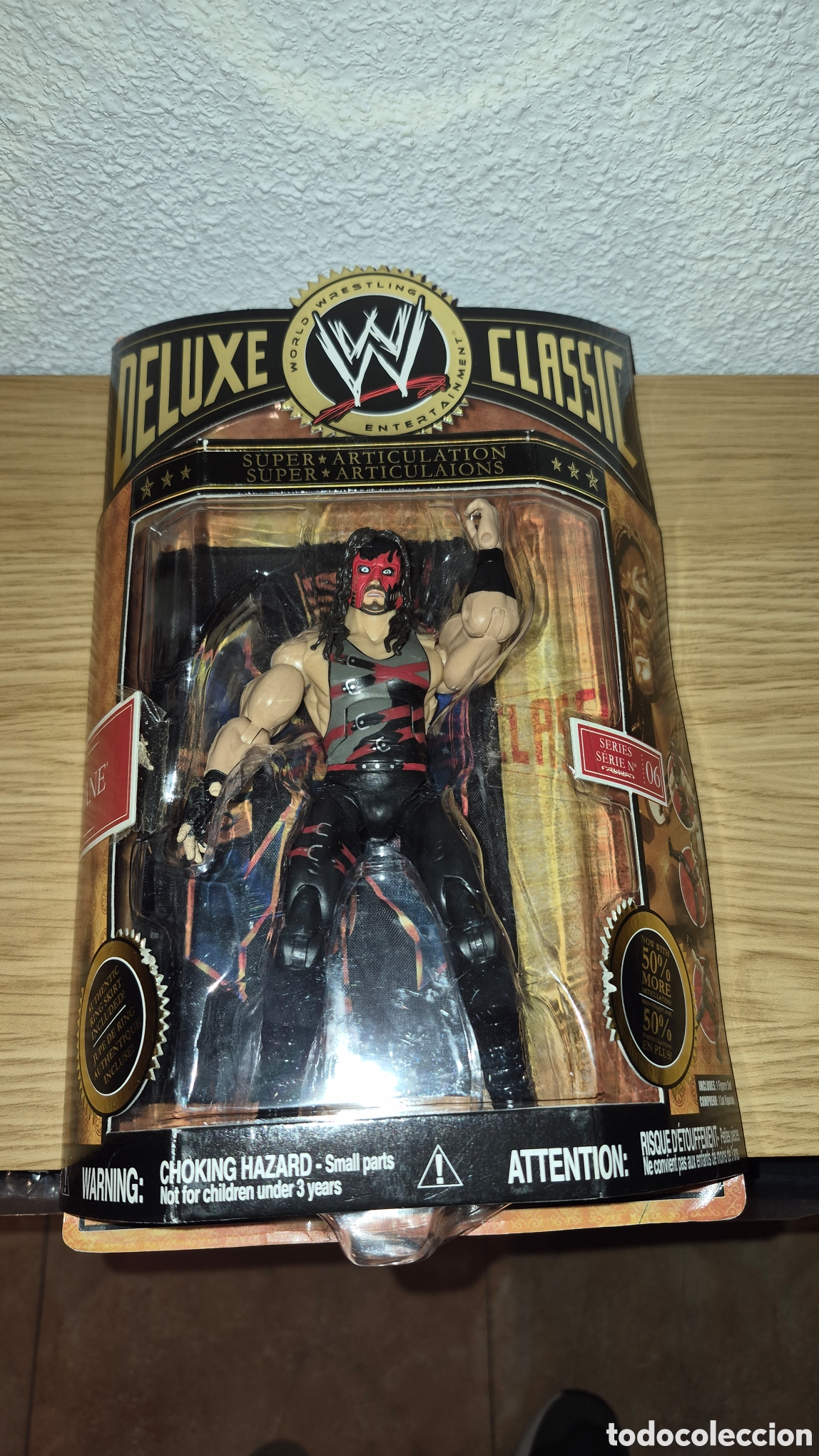 Figuras y mu&ntilde;ecos Pressing Catch: Antigua figura de catch Kane Wwe Deluxe. 2008. Jakks Pacific