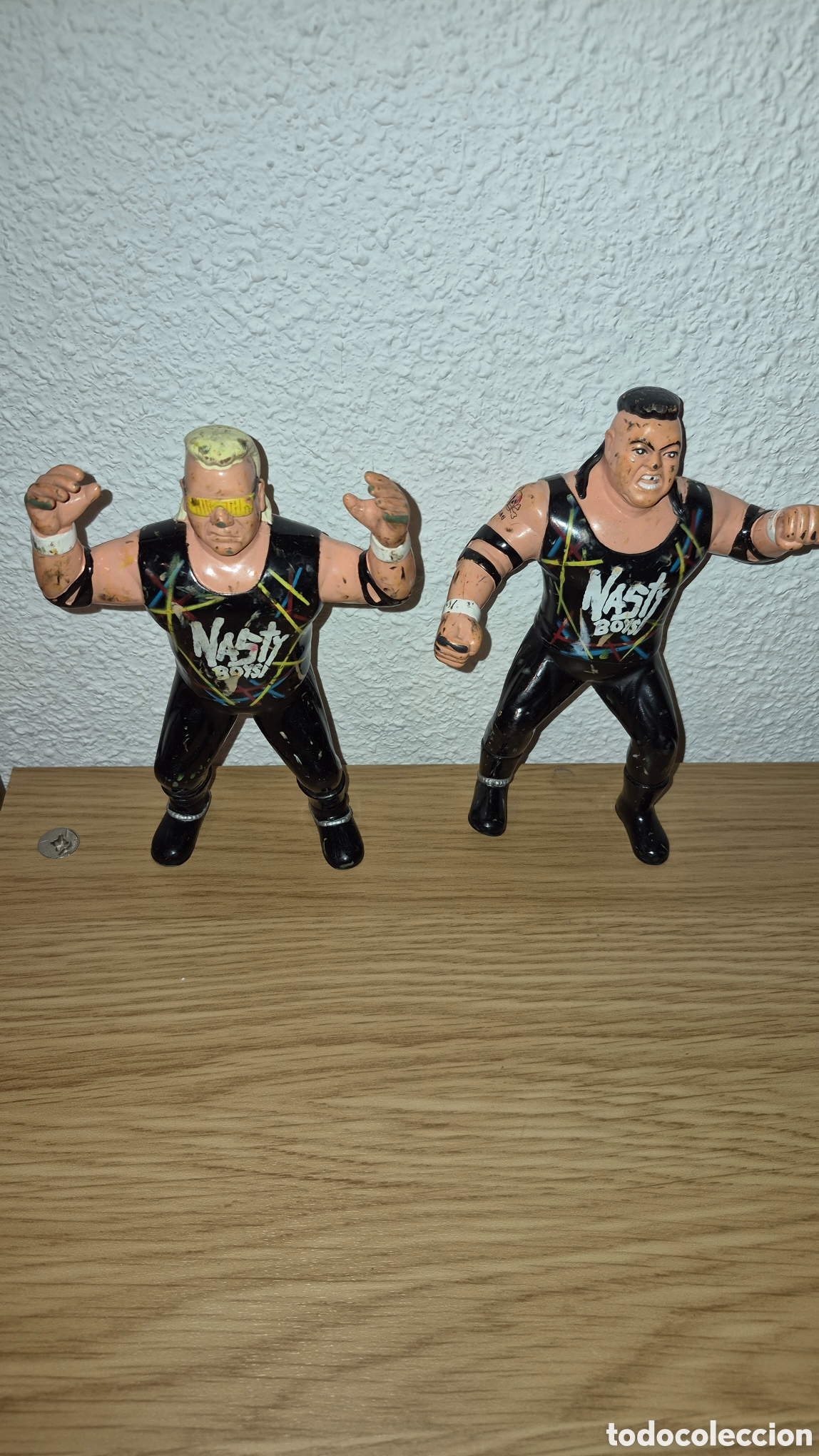 Figuras y mu&ntilde;ecos Pressing Catch: 2 figuras de lucha Nasty Boys. Osftm catch wrestling wwe wrestling