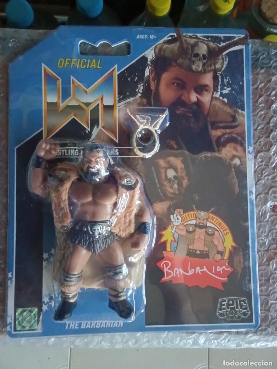 Figuren von Pressing Catch: Wwf hasbro chella epic toys El B&aacute;rbaro the barbarian