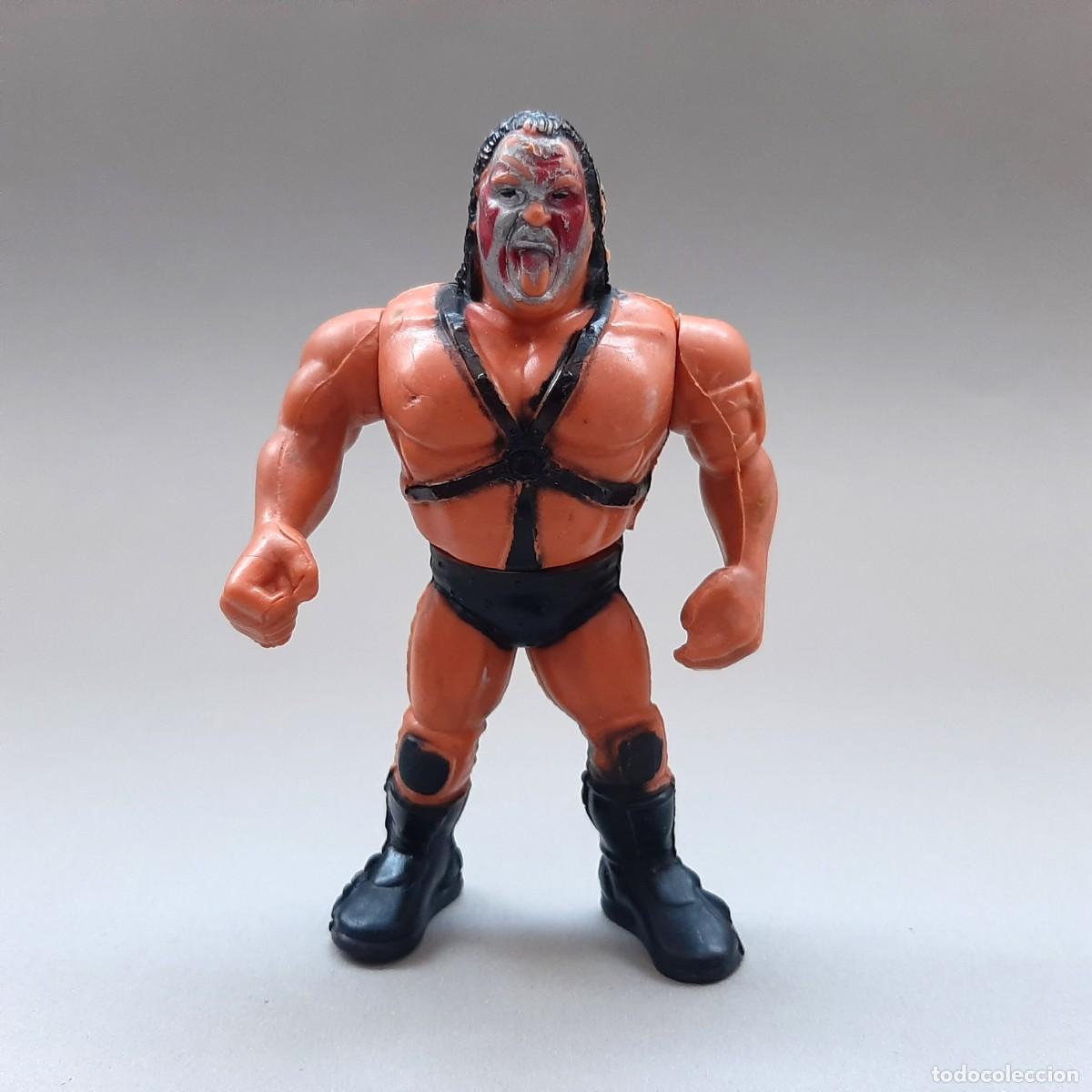 Figuras y mu&ntilde;ecos Pressing Catch: Antigua figura de acci&oacute;n bootleg WWF Pressing Catch Demolition