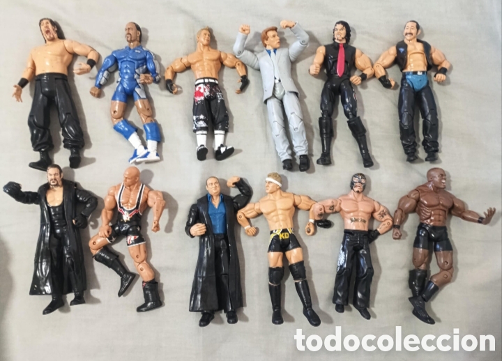 Figuras y mu&ntilde;ecos Pressing Catch: Lote 12 mu&ntilde;ecos Pressing Catch Jakks - Foto 1