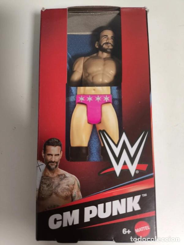 Figuras y mu&ntilde;ecos Pressing Catch: Figura 15cm CM Punk WWE Mattel nuevo